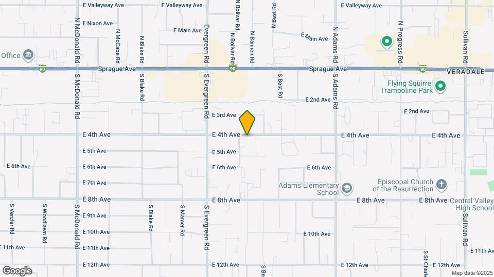 14114 E 4th Ave Map and Location Details