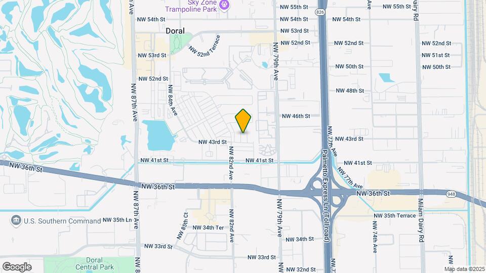 4349 NW 81st Ave Map and Location Details
