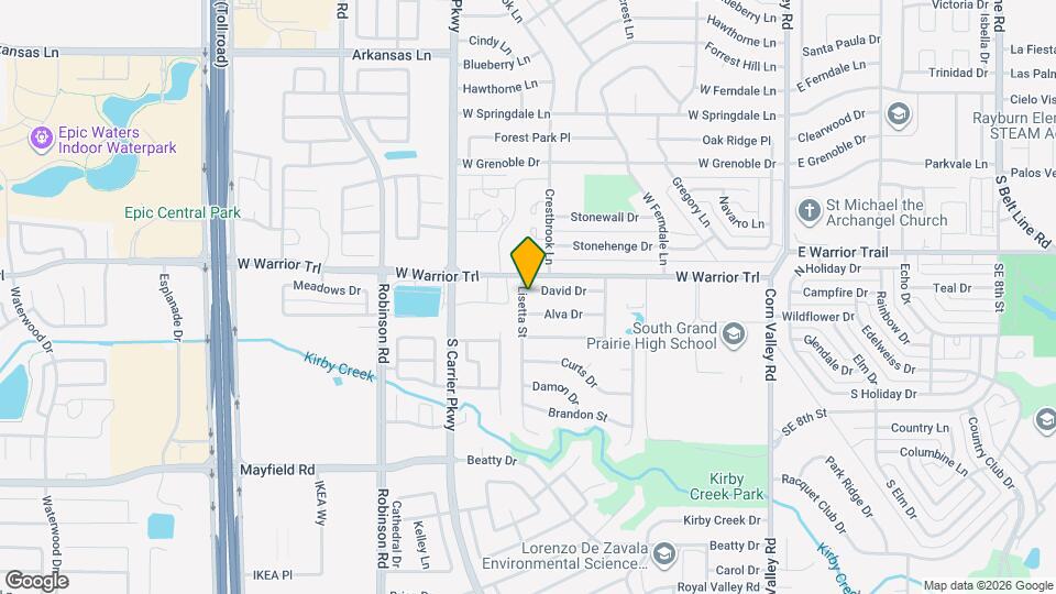 525 David Dr Map and Location Details