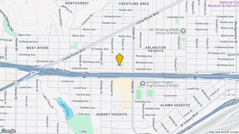 4708 Calmont Ave Map and Location Details
