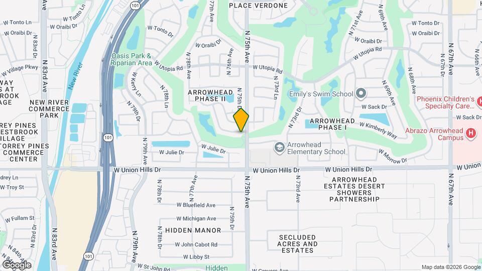 7511 W Kimberly Way Map and Location Details