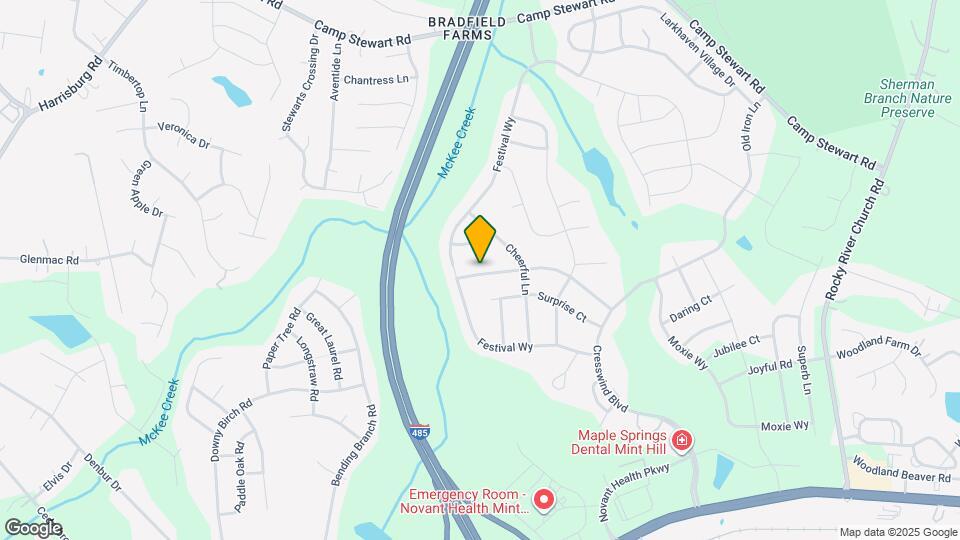 7025 Overjoyed Crossing Map and Location Details