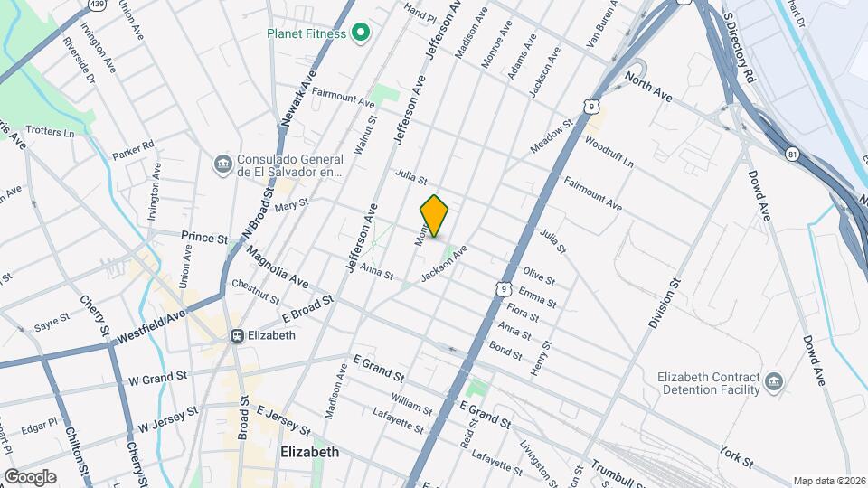 1066 Mary St Map and Location Details