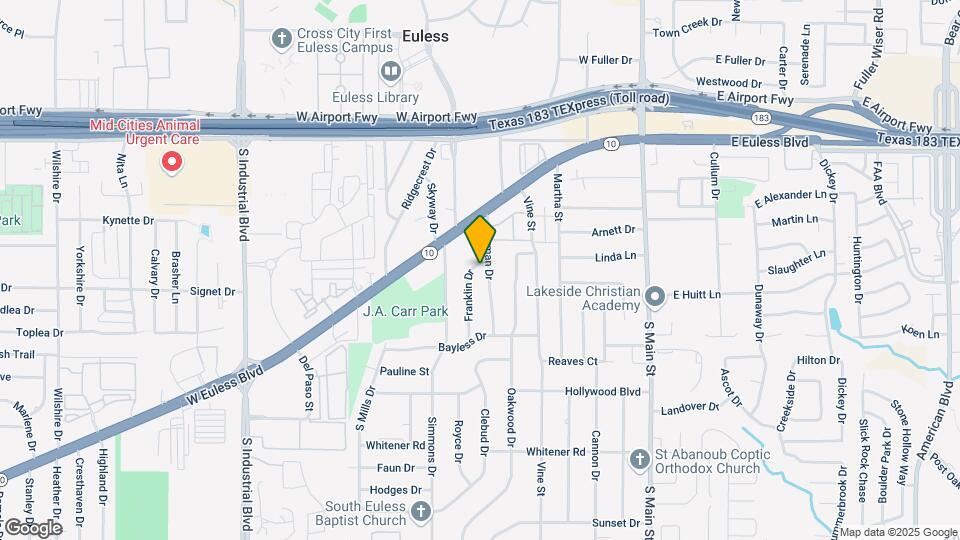 401 Franklin Dr Map and Location Details