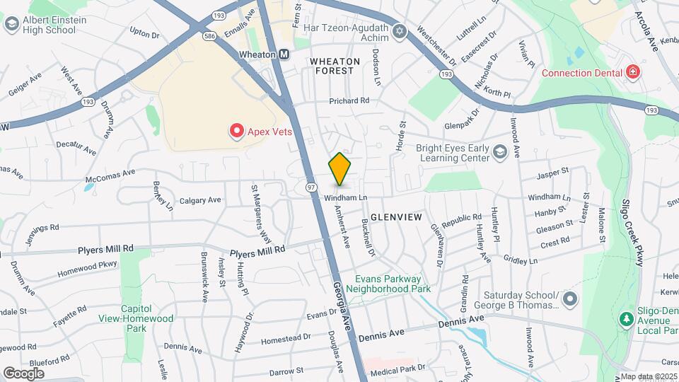 10817 Amherst Ave Map and Location Details