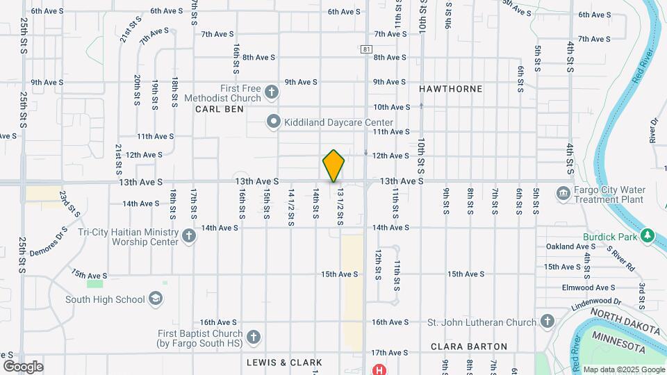 1340 13th Ave S Map and Location Details