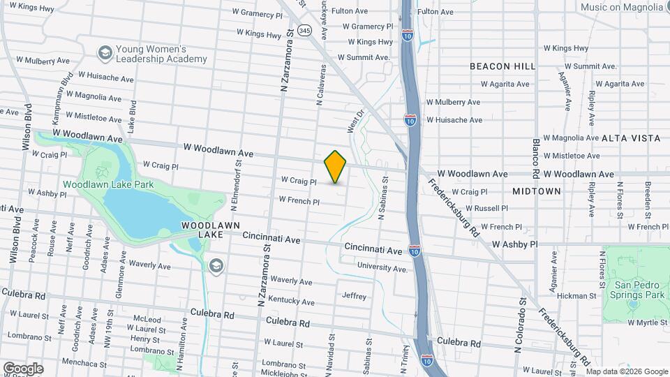 1518 W Craig Pl Map and Location Details