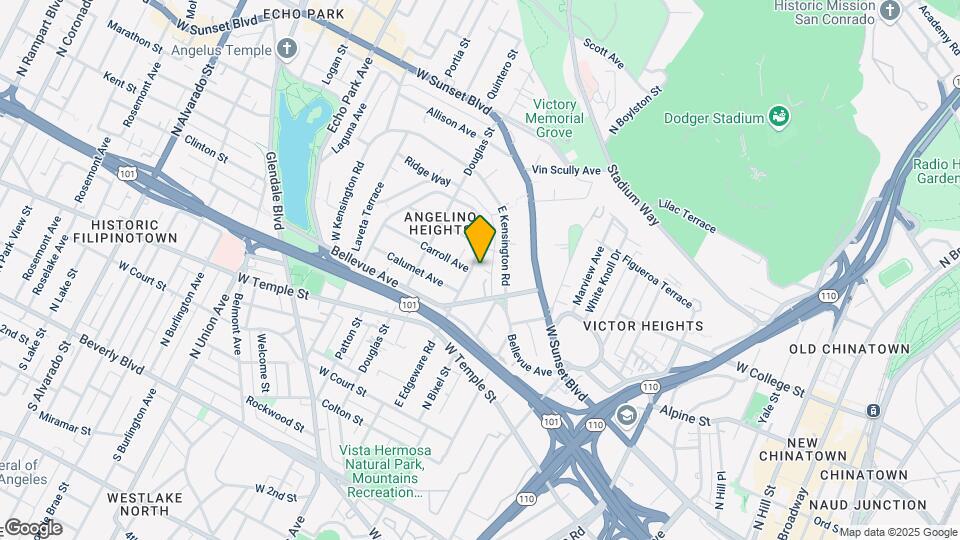 800-816 E Edgeware Rd Mapa y Detalles de la Ubicación