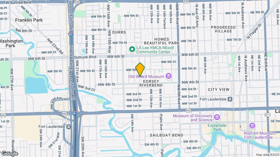 414 NW 14th Ave Map and Location Details