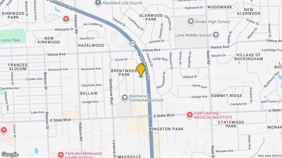 2715 Farnsworth Dr Map and Location Details