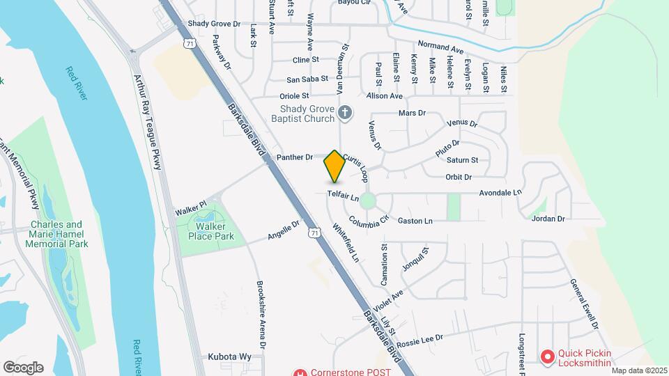 212 Telfair Ln Map and Location Details