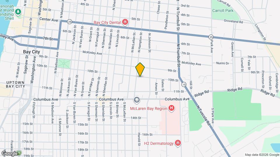 1708 10th St Map and Location Details