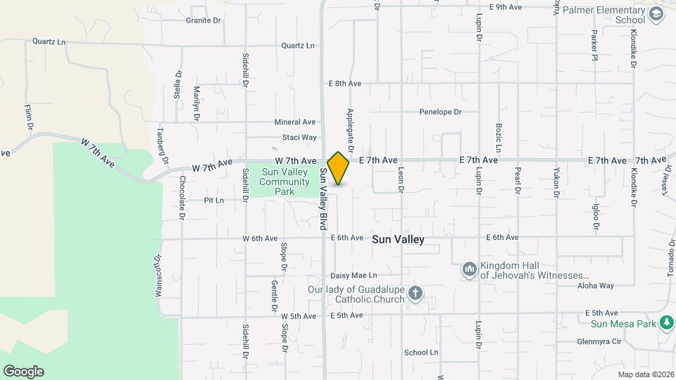 5650 Sun Valley Blvd, Unit Sixth Avenue Court Mapa y Detalles de la Ubicación
