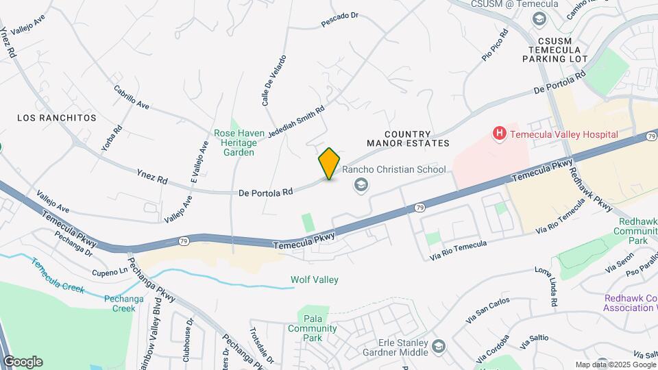 30375 De Portola Rd Mapa y Detalles de la Ubicación