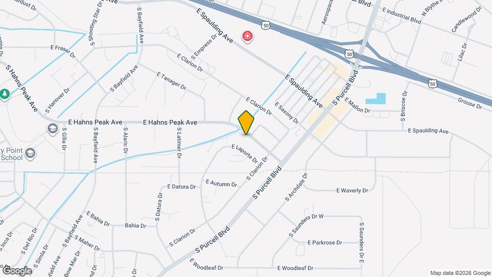 692 E Hahns Peak Ave Map and Location Details