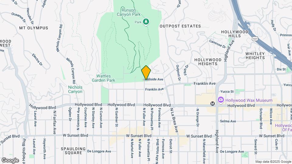 7280 Hillside Ave-Unit -ID6076A Mapa y Detalles de la Ubicación