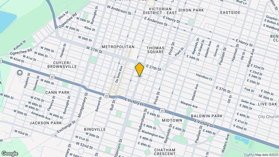 2301 Abercorn St Map and Location Details