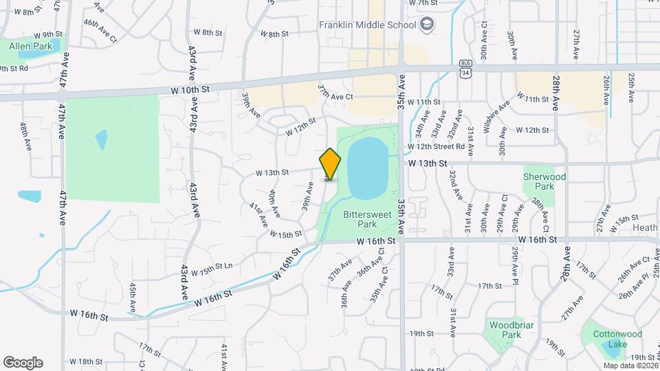 1400 38th Ave Map and Location Details