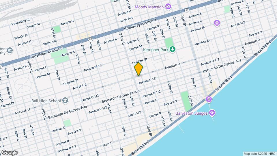 3215 Avenue O Map and Location Details