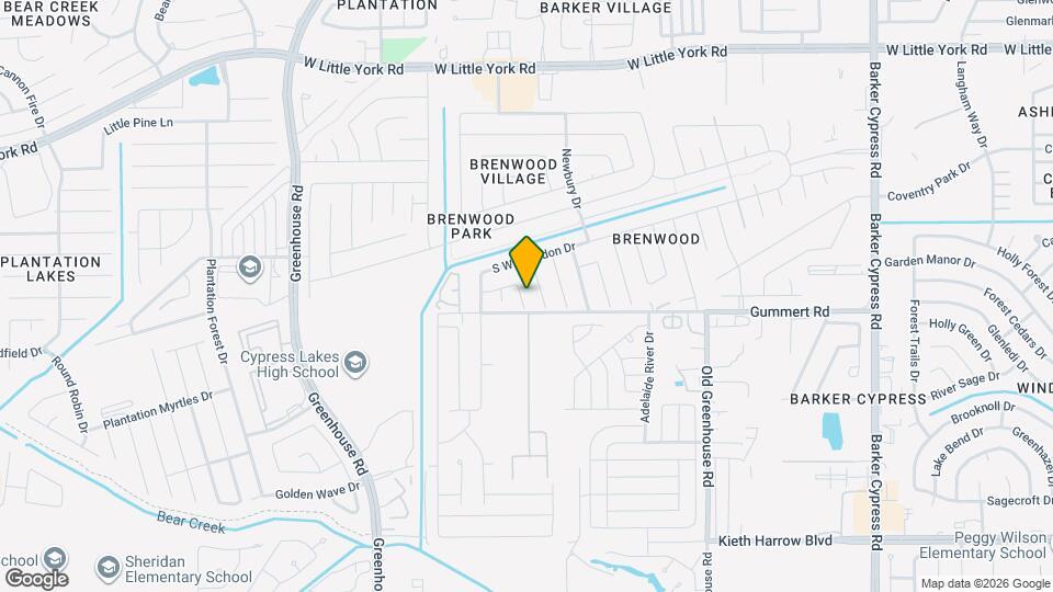 18814 Bonners Park Cir Map and Location Details