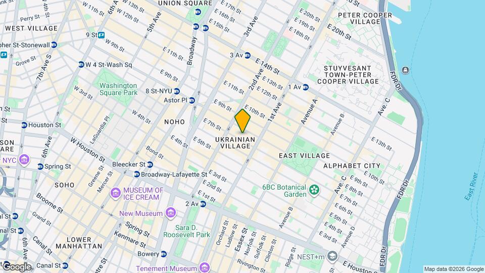 63 E 7th St, Unit 14 Mapa y Detalles de la Ubicación