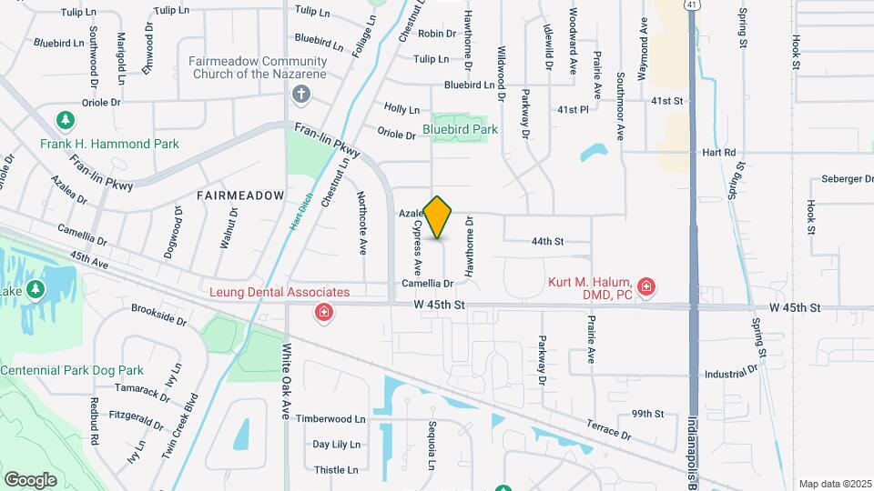 9554 Crestwood Ave Map and Location Details
