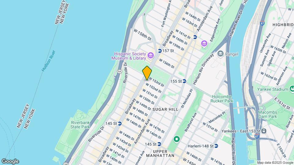 559 West 152nd Street Map and Location Details