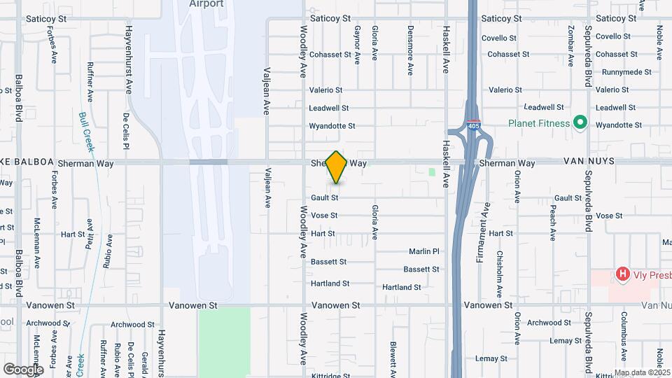 16003 Gault St Map and Location Details