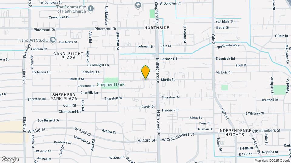 725 Martin St, Unit 725A Map and Location Details