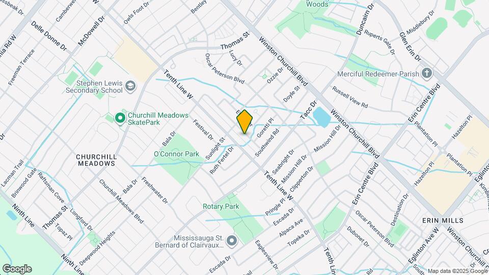 5464 Meadowcrest Ave Map and Location Details