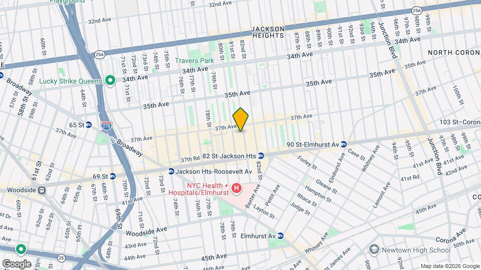 37-20 81st St Mapa y Detalles de la Ubicación