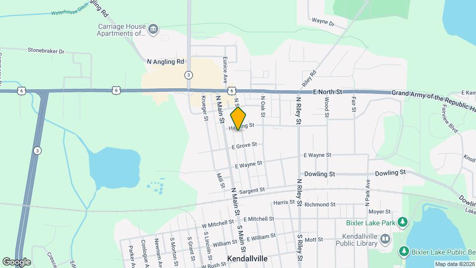 515 1/2 N State St Map and Location Details