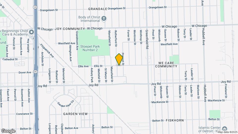8956 Rutherford St Map and Location Details