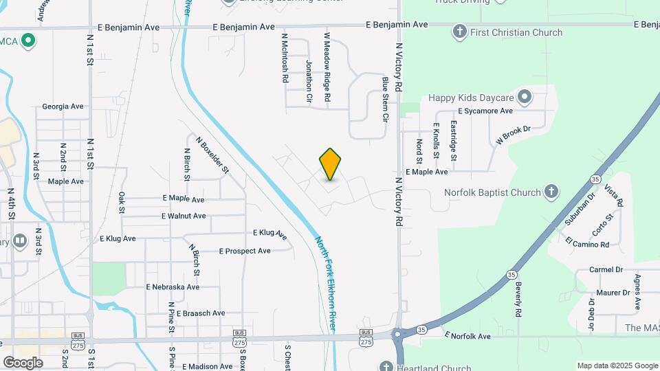 1003 E Maple Ave Map and Location Details