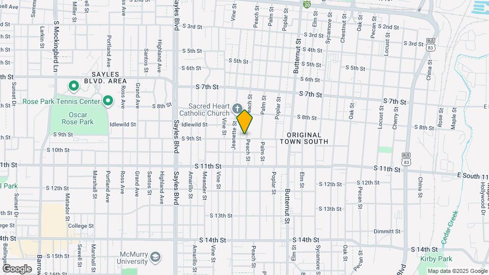 1602 S 9th St Map and Location Details