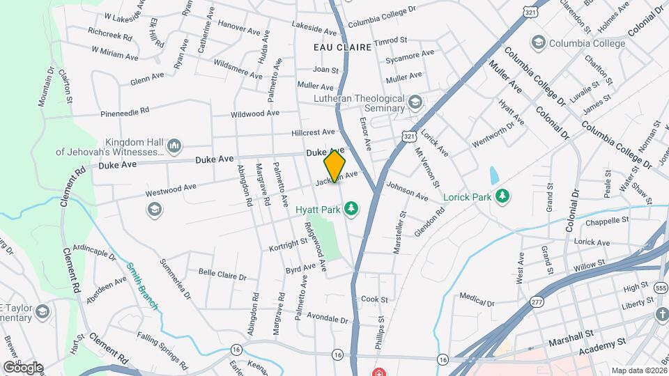 3911 Lamar St Map and Location Details