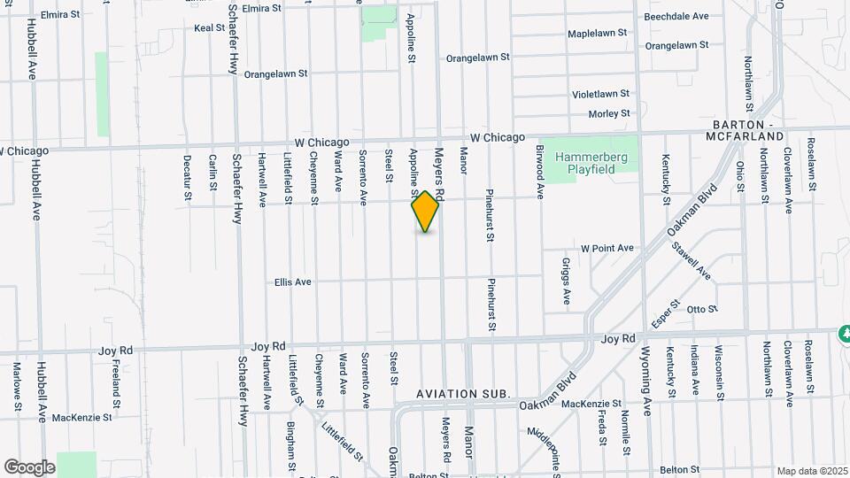 9188 Appoline St Map and Location Details