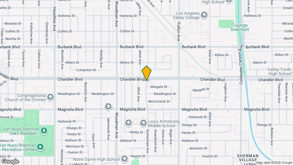 13506 W Chandler Blvd Map and Location Details