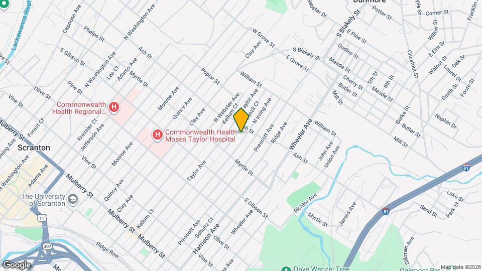 949 N Irving Ave Map and Location Details