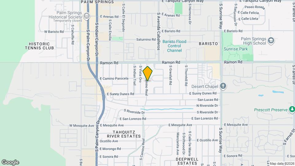 634 S Camino Real, Unit 634 S. Camino Real Map and Location Details