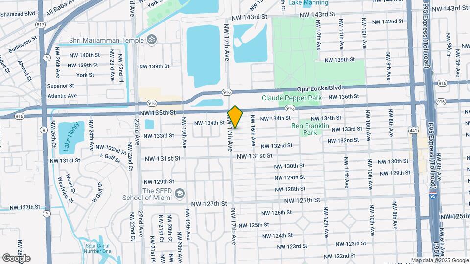1685 NW 133rd St-Unit -b Map and Location Details