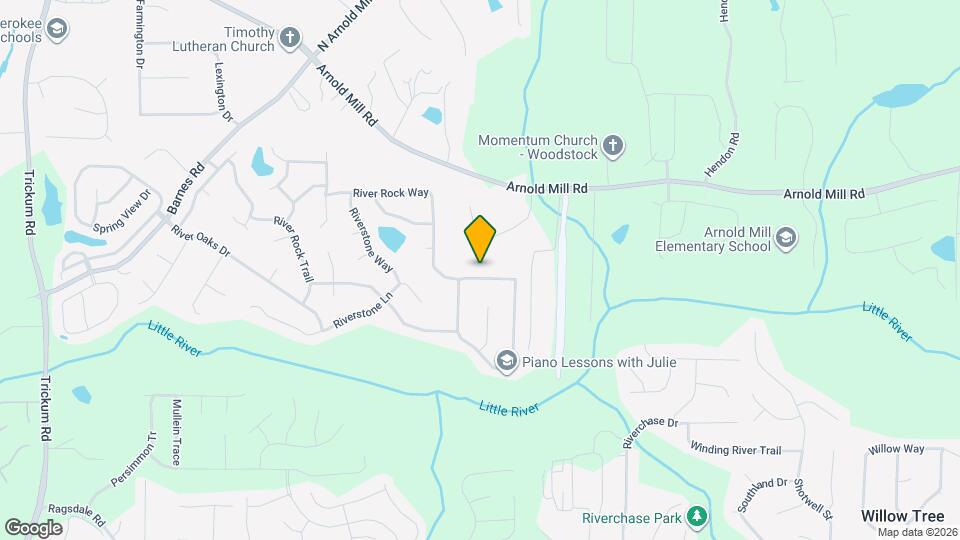 5009 River Rock Way Mapa y Detalles de la Ubicación