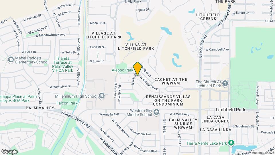 845 W Village Pkwy Mapa y Detalles de la Ubicación