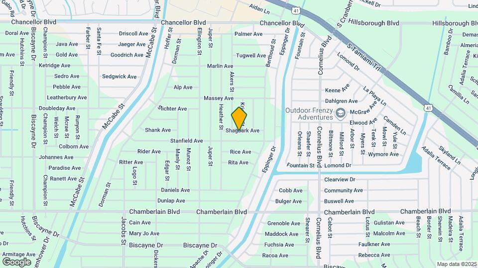 14307 Shagbark Ave Mapa y Detalles de la Ubicación