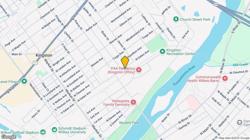 447 N Gates Ave Mapa y Detalles de la Ubicación