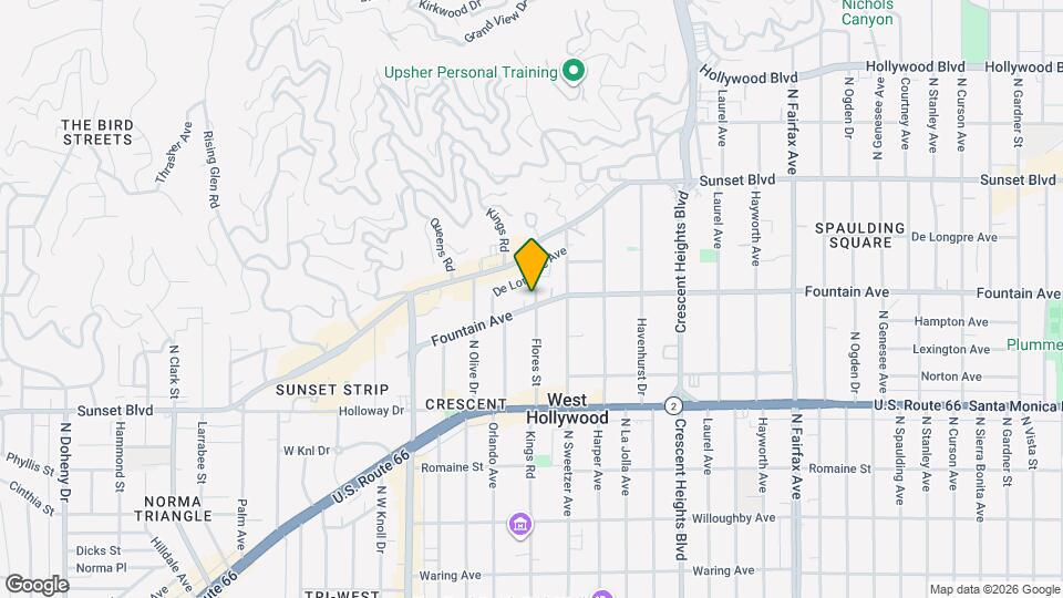 1301 Flores St Map and Location Details