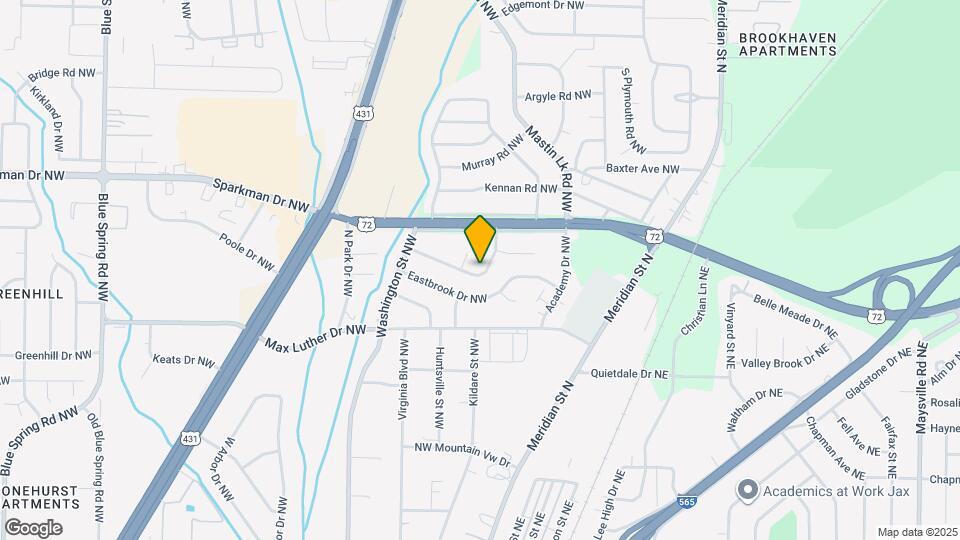 613 Dawson Terrace NW Map and Location Details