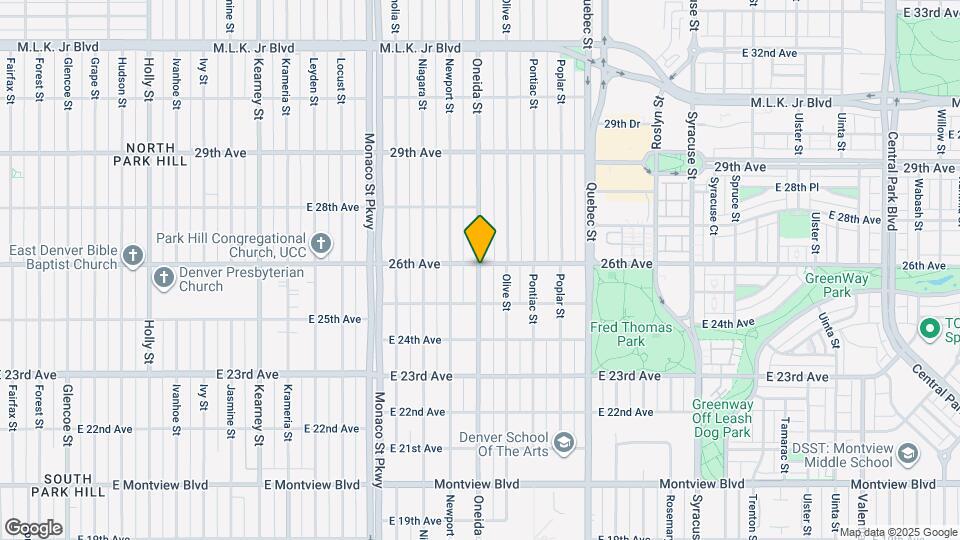 2590 Oneida St Mapa y Detalles de la Ubicación