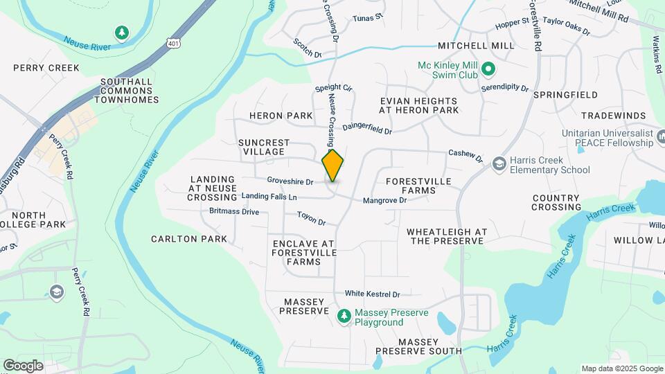 3204 Neuse Crossing Dr Map and Location Details