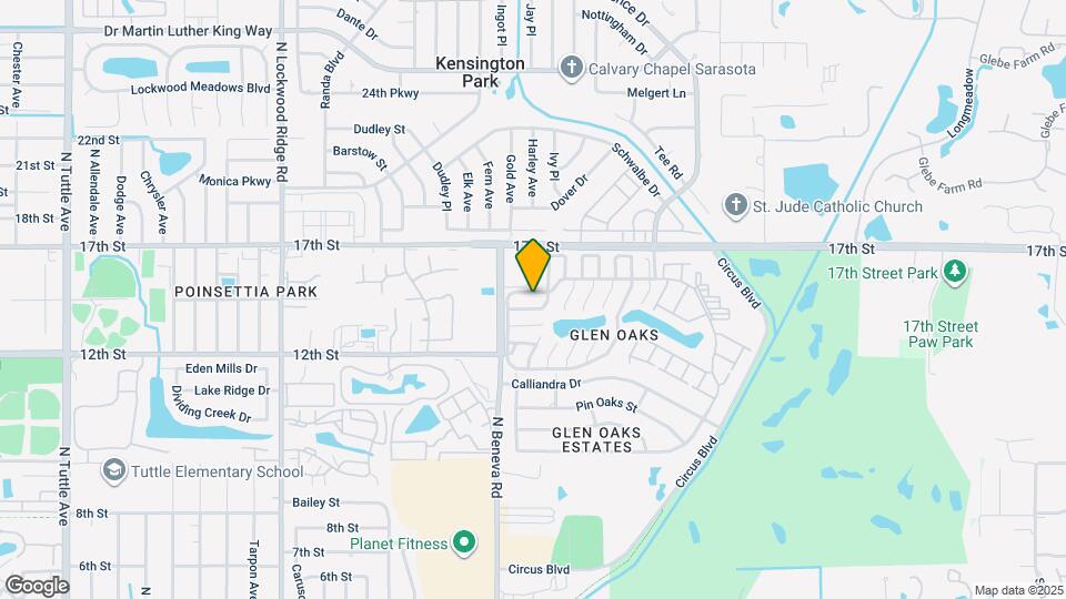 3694 Glen Oaks Manor Dr Map and Location Details